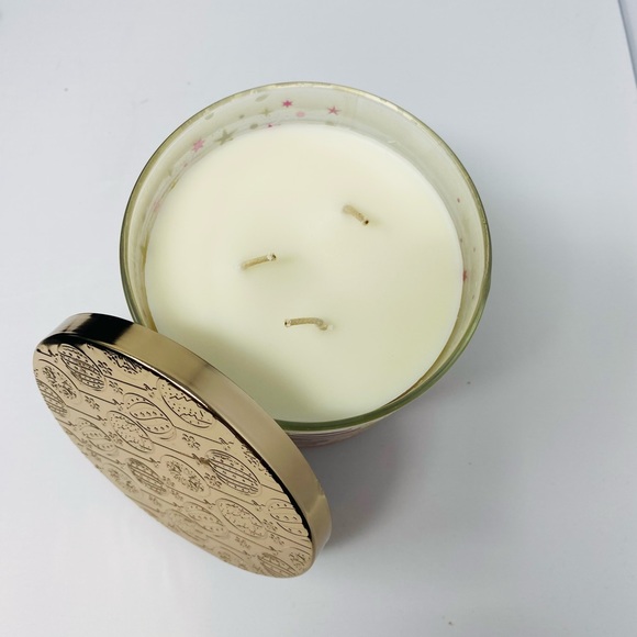 NWT Bath & Body Works 3 Wick Candle Sugared Pomegranate. Up to 60 hours burn - Picture 5 of 7
